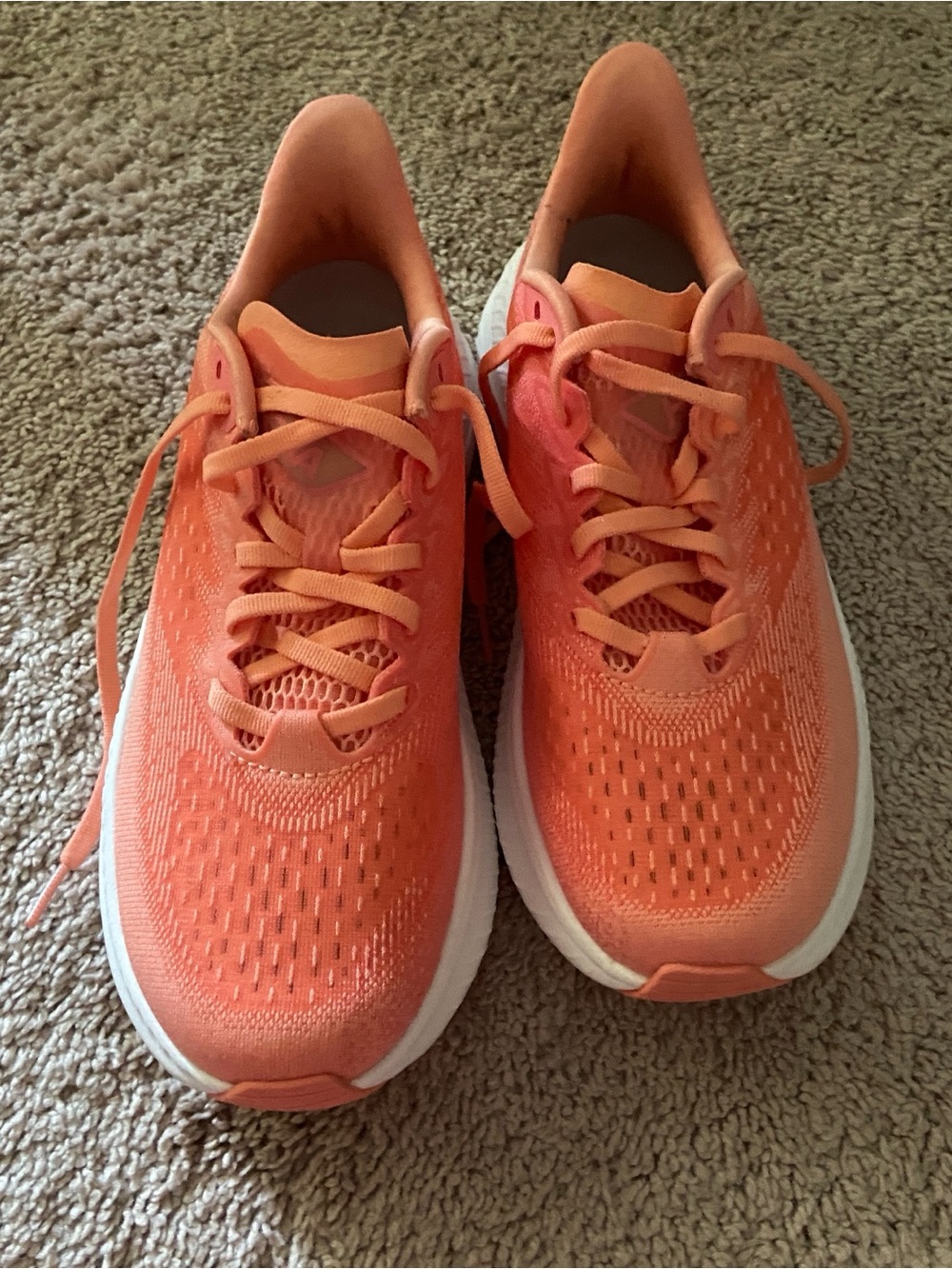 Hoka Mach 6 Women's Coral/Orange Running Shoes